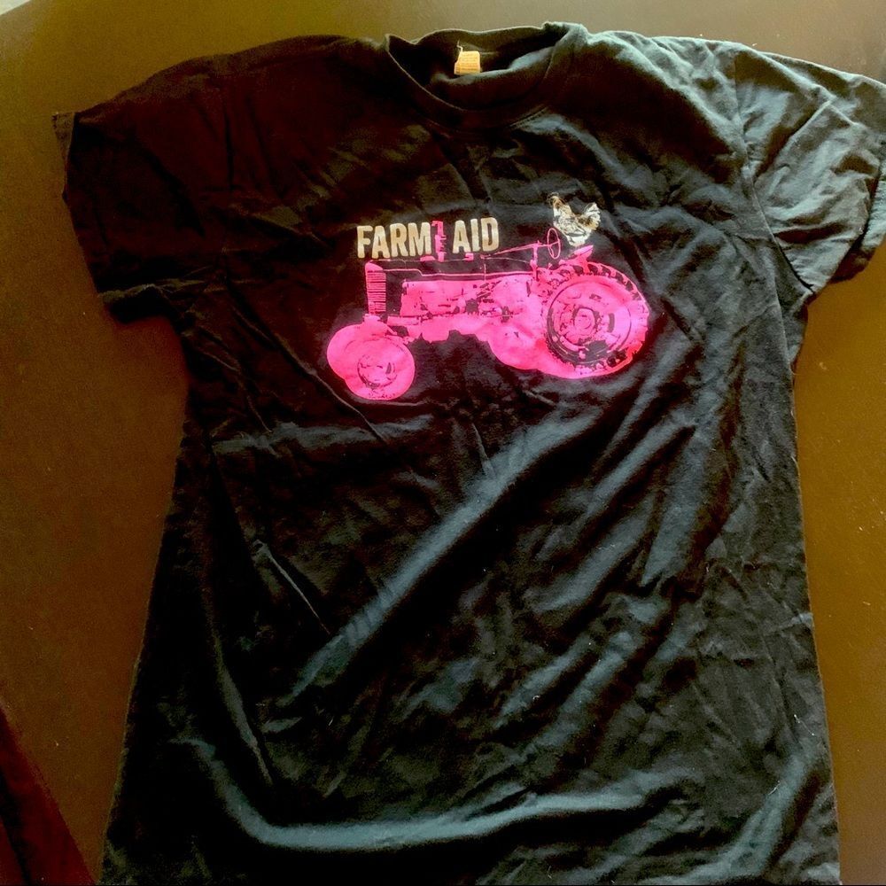 Farm Aid tractor concert ladies style t-shirt 